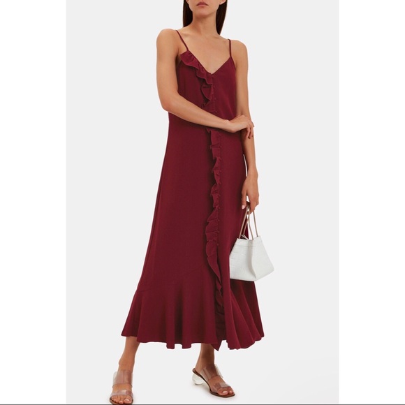 ‼️NEW‼️Hofmann Copenhagen Rosine Ruffle Dress - Picture 1 of 8
